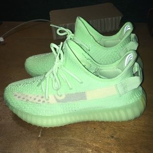 Yeezy Boost 350 GID Glow In The Dark Green Size 7